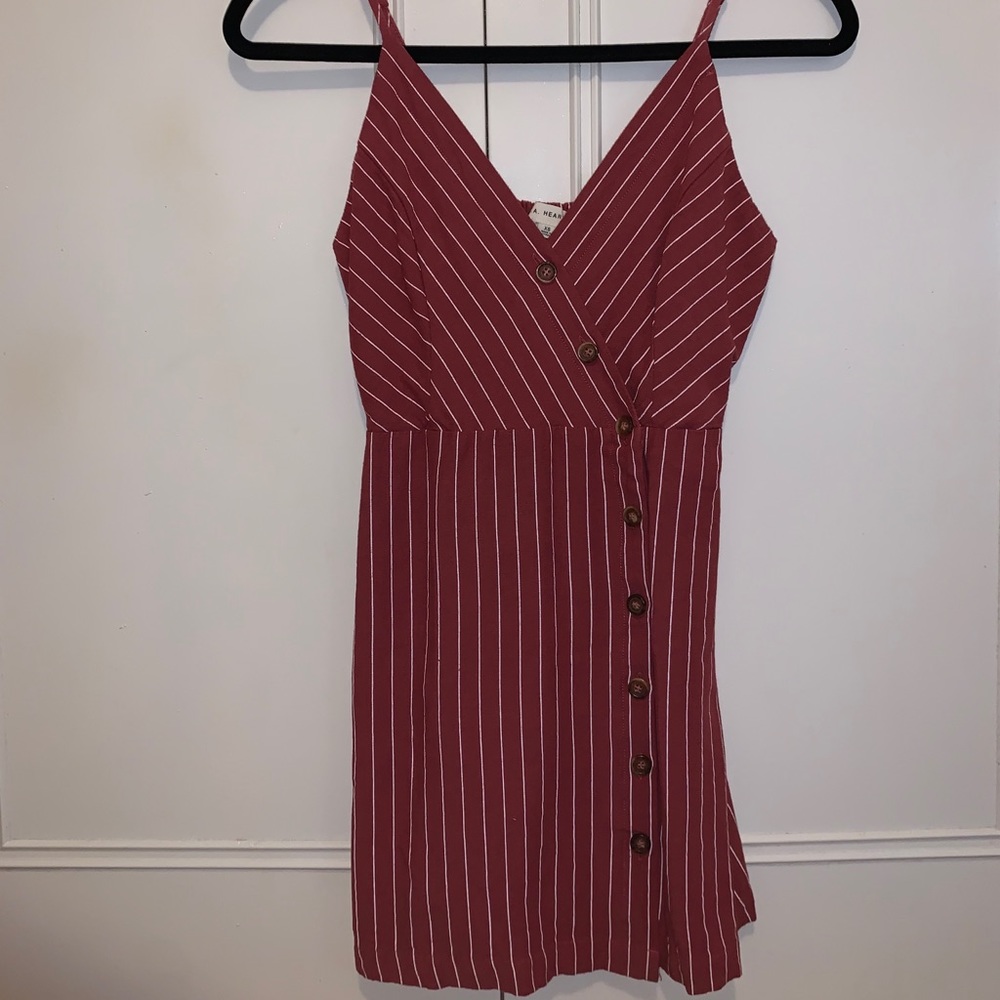 Stripped mini dress